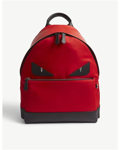 fendi red monster backpack|fendi monsters on sale.